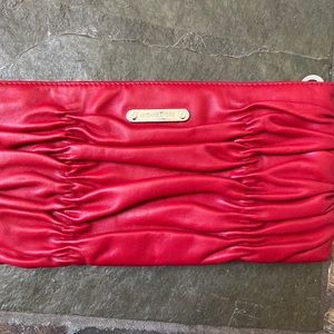 Michael Kors soft leather clutch